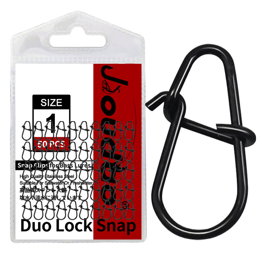 Fishing Equipment Used - 50Pcs Crankbait Snaps Stainless Steel Duo