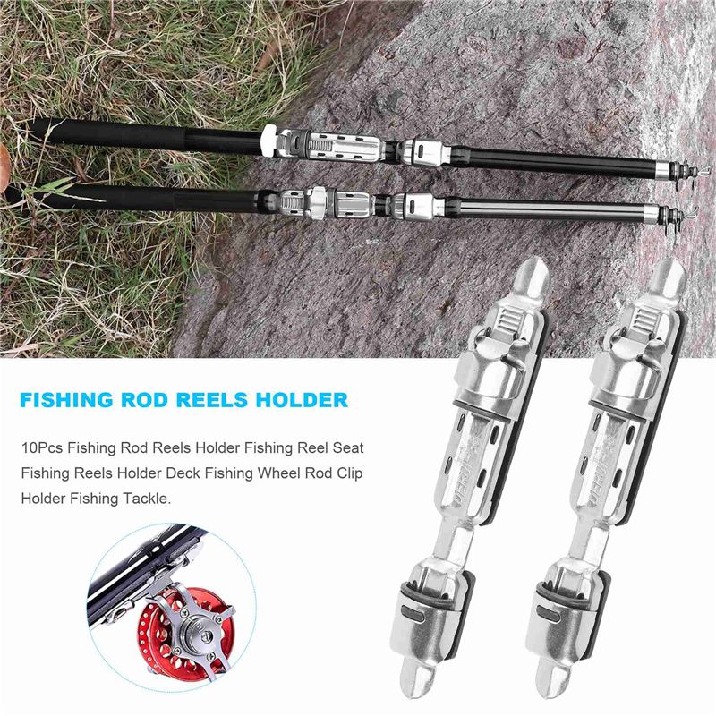 ABPF 10Pcs Fishing Rod Reels H - Rod Holder Fishing review and price