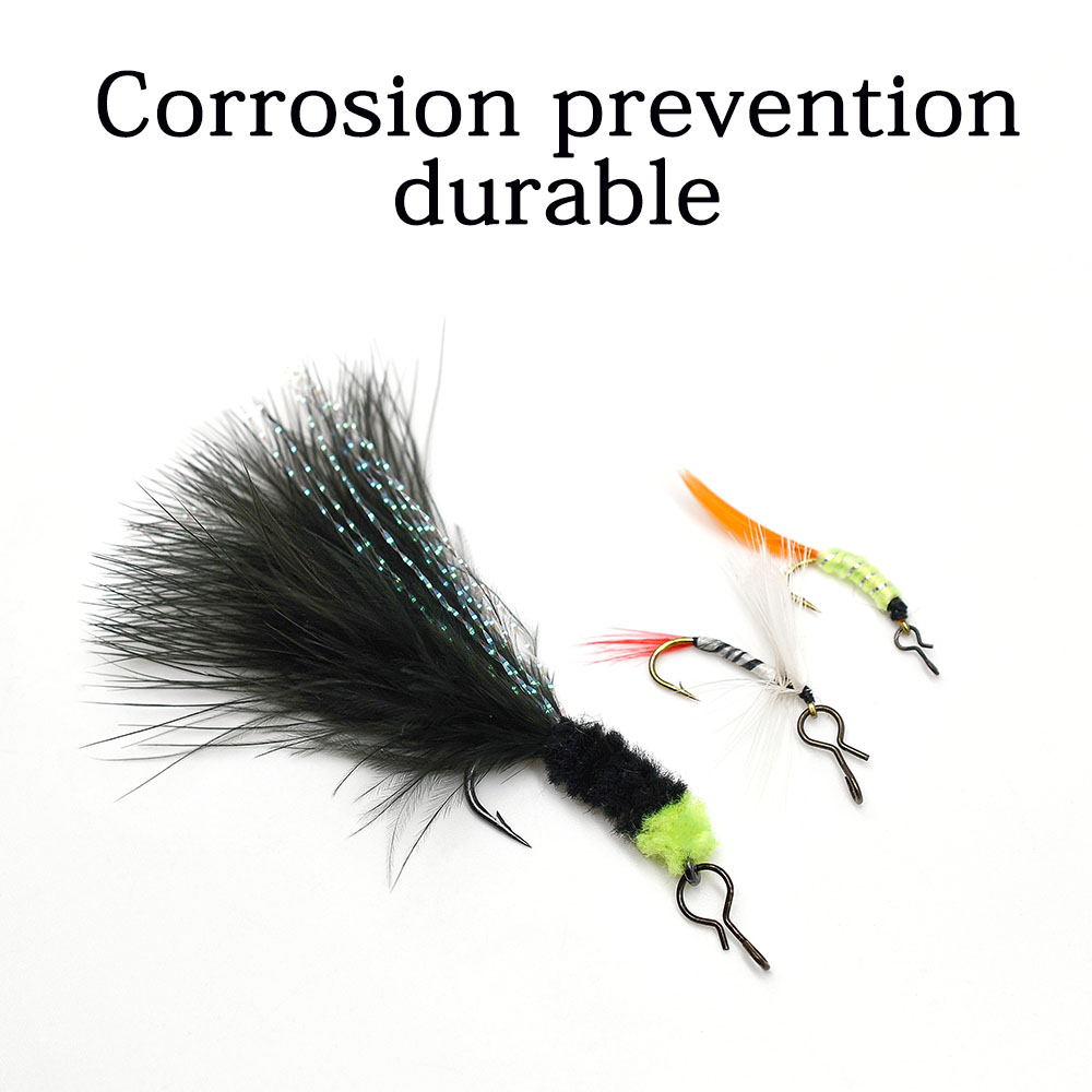 MNFT 50Pcs Fly Fishing Snap Qu - Fishing Equipment Fly review and price