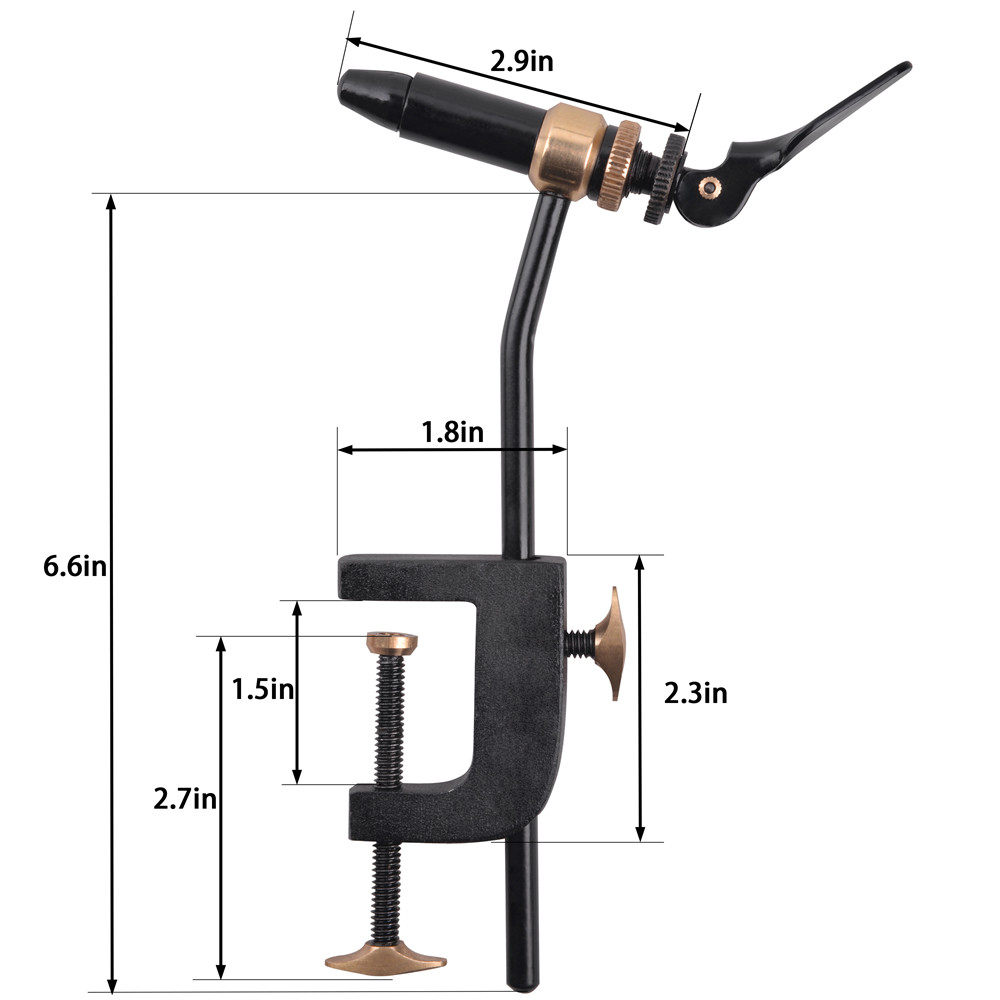 Rotary Fly Tying Vise Tool Saf - Fishing Equipment Fly review and price