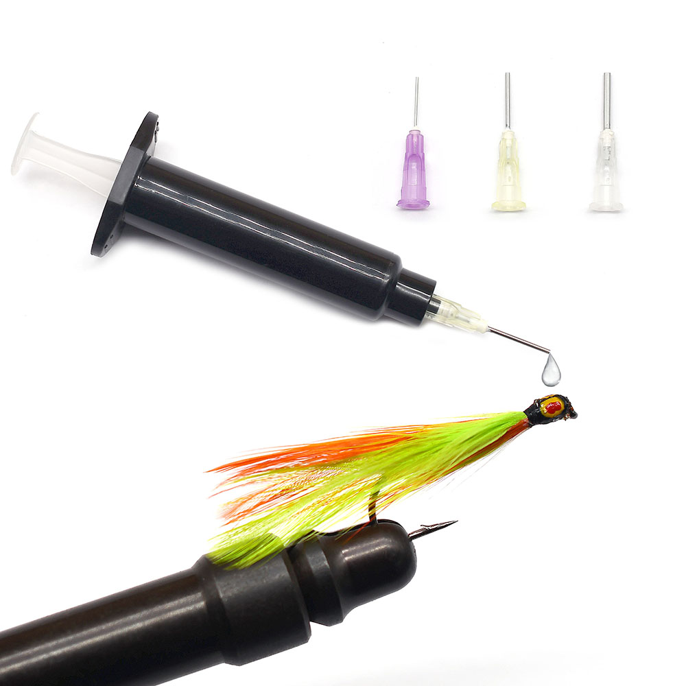2Sets Black UV Resin Dispensin - Fishing Equipment Fly review and price