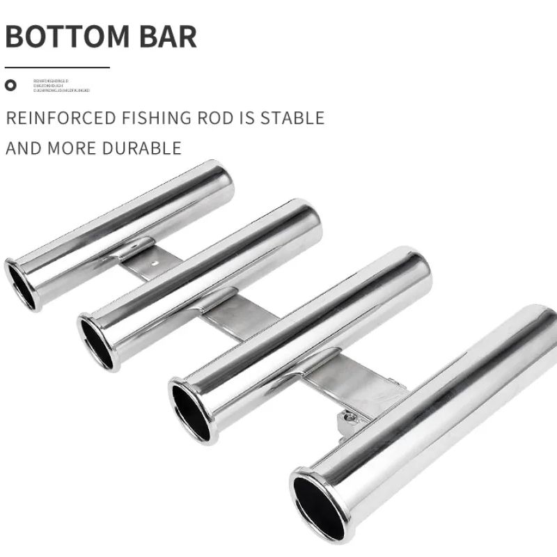 Stainless Steel 4 Tubes Rod Ho - Rod Holder Fishing review and price