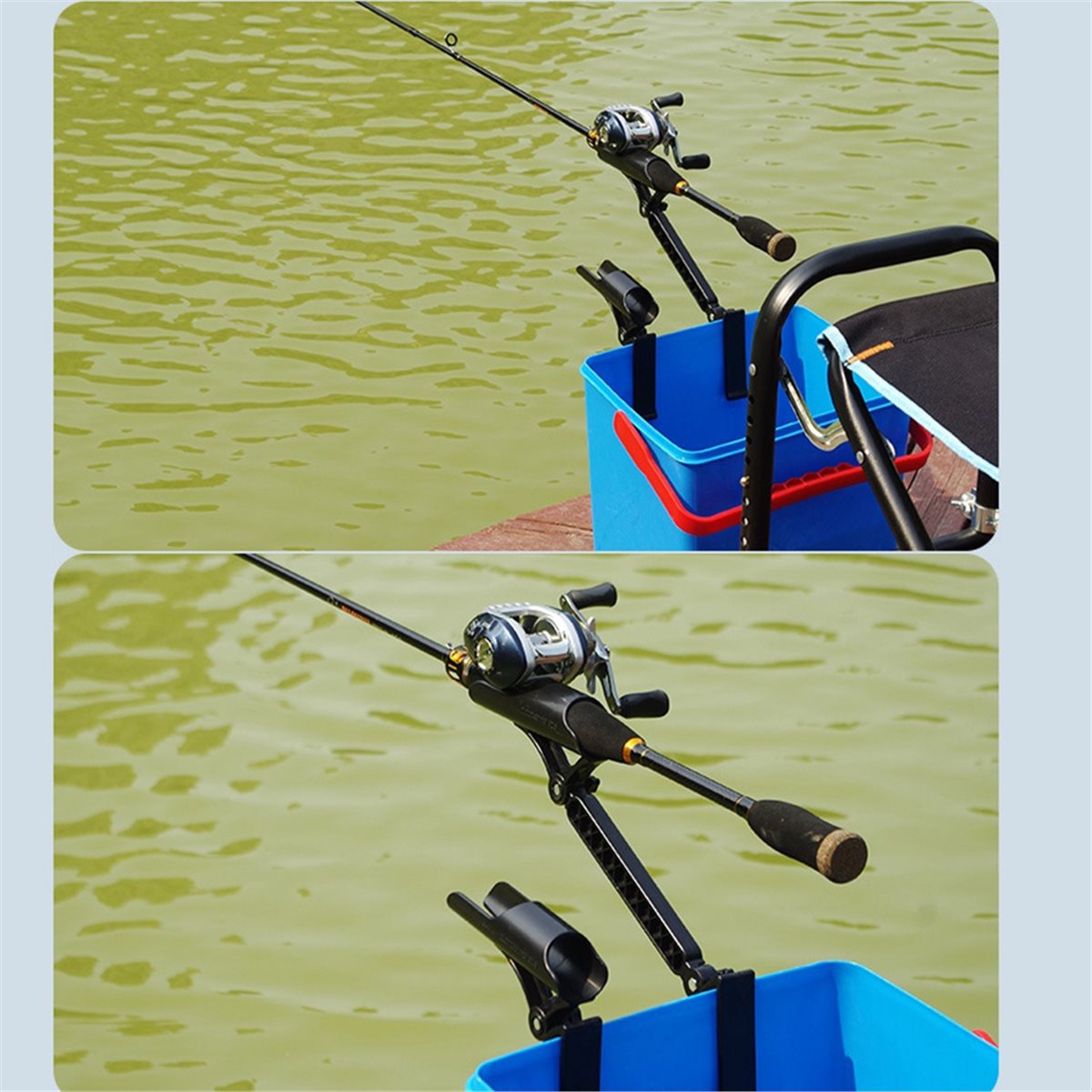 POPULAR-2pcs Adjustable Bucket - Rod Holder Fishing review and price