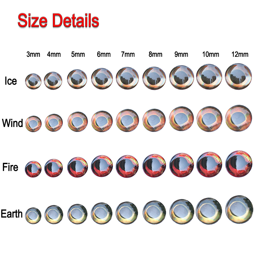 ICERIO 100PCS  Holographic 3D  - Fishing Equipment Fly review and price