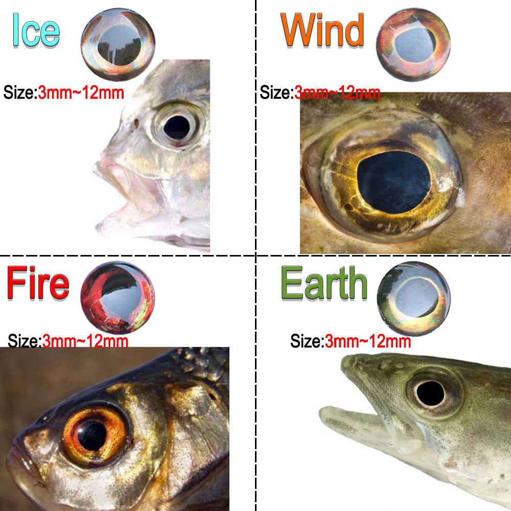 ICERIO 100PCS  Holographic 3D  - Fishing Equipment Fly review and price