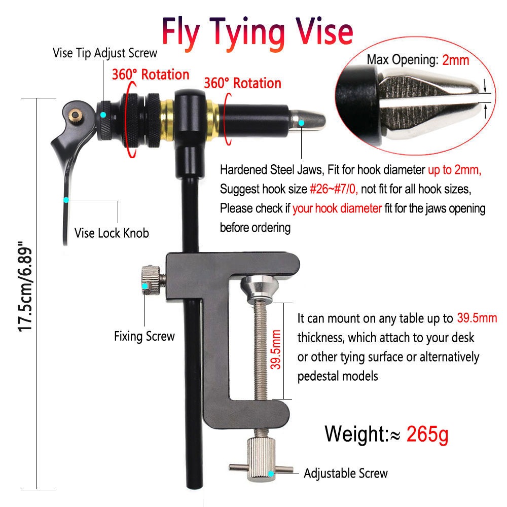 Bimoo 360° Rotation C-Clamp Fl - Fishing Equipment Fly review and price
