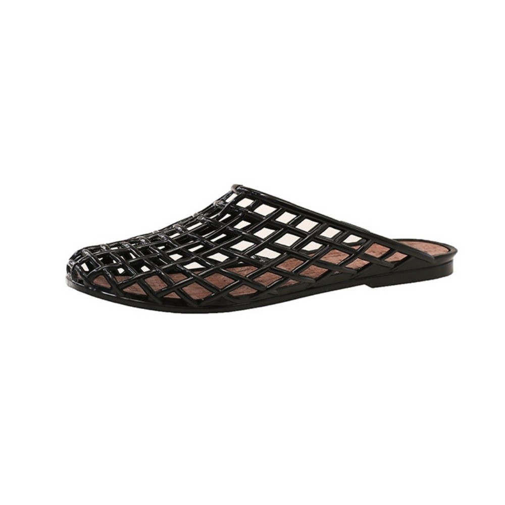 Round Toe PVC Crystal Slippers - Waders review and price