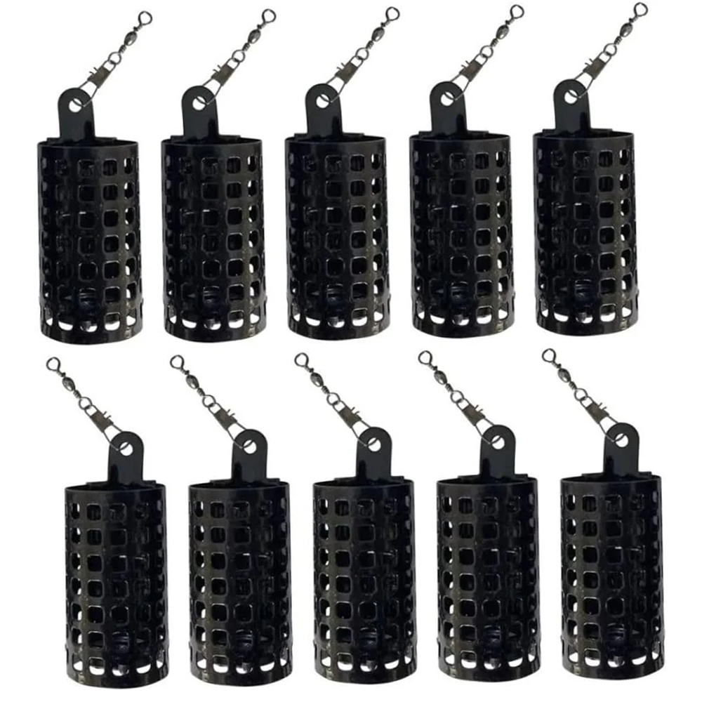 10PCS Fishing Tackle Feeder Ca - Fishing Equipment Used review and price