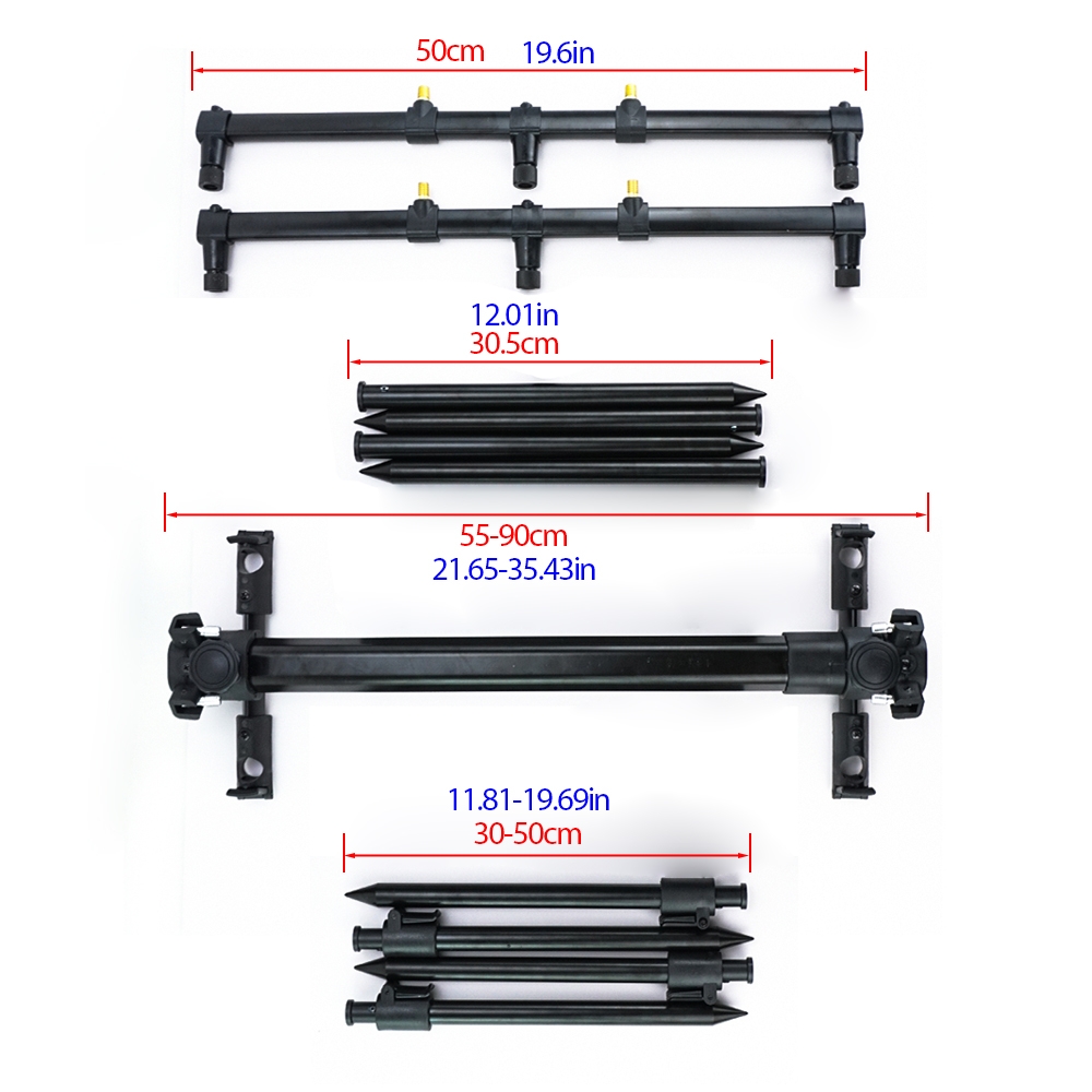 HIRISI Adjustable 3-Rod Carp F - Fishing Rod Pod review and price