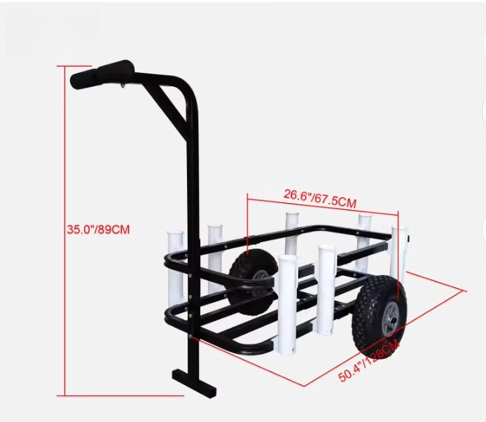 Collapsible Wagon Beach Wagon  - Rod Holder Fishing review and price