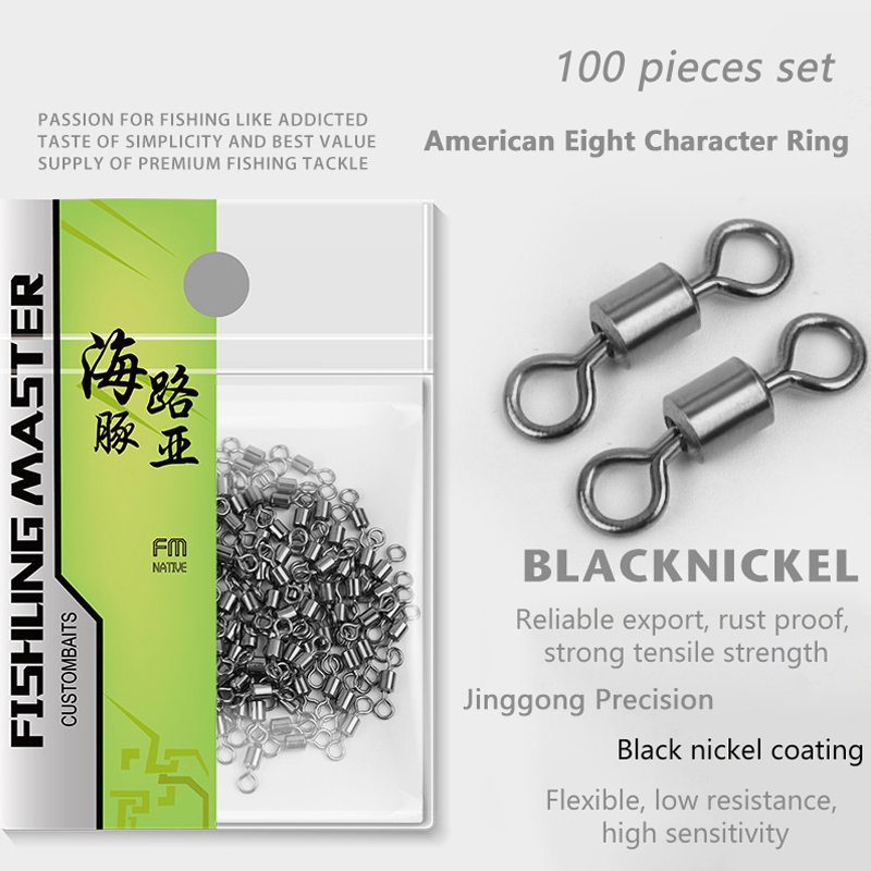 ★▲100Pcs Fishing Swivels Stain - Fishing Equipment Used review and price